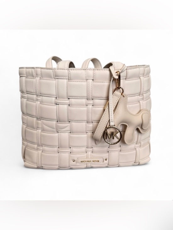 Michael Kors Handbags - Michael Kors Beige Woven Tote